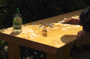 無垢のテーブル